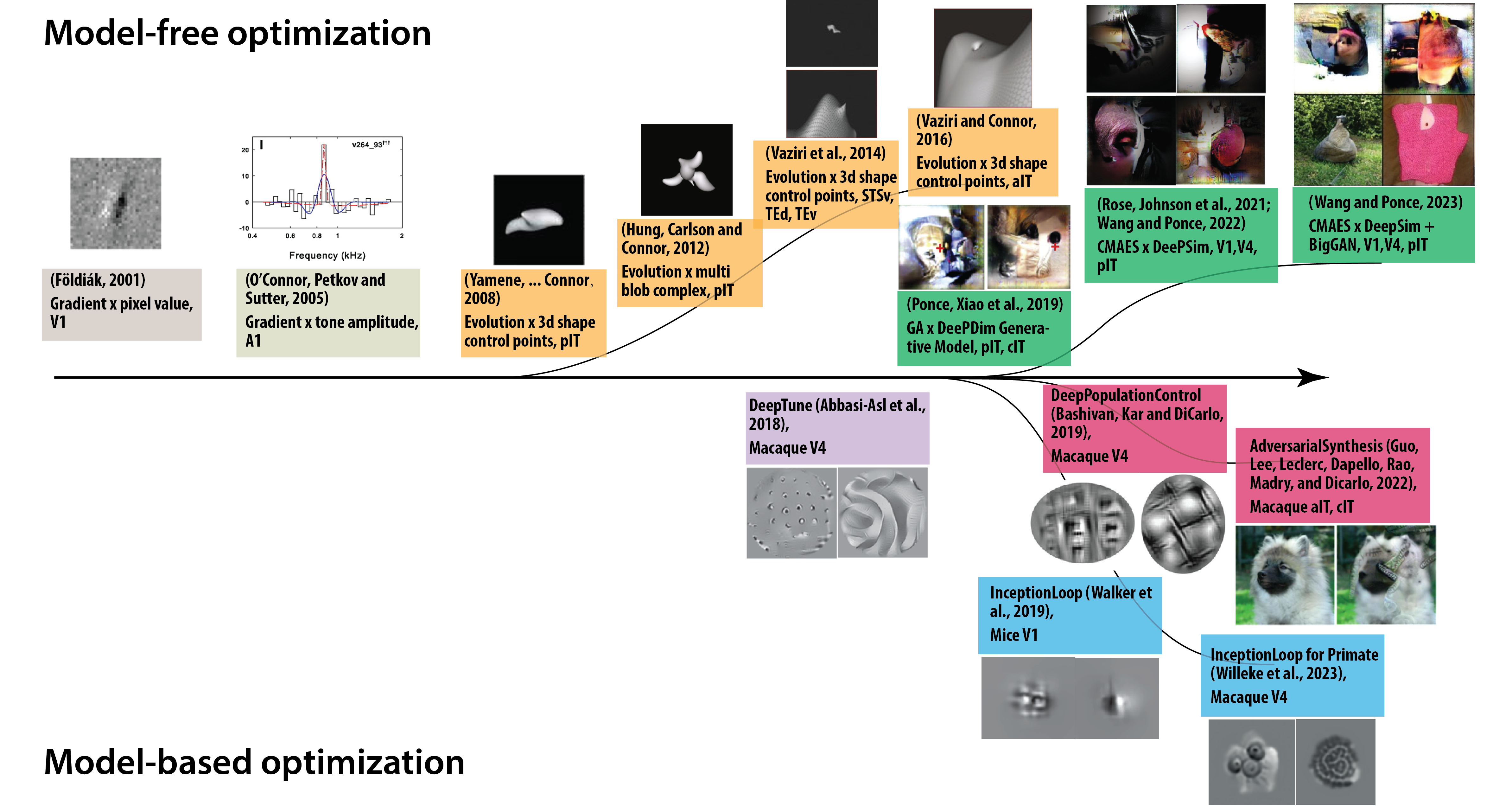 Charting the Landscape of Ventral Stream Neural Code on Generative Image Manifolds